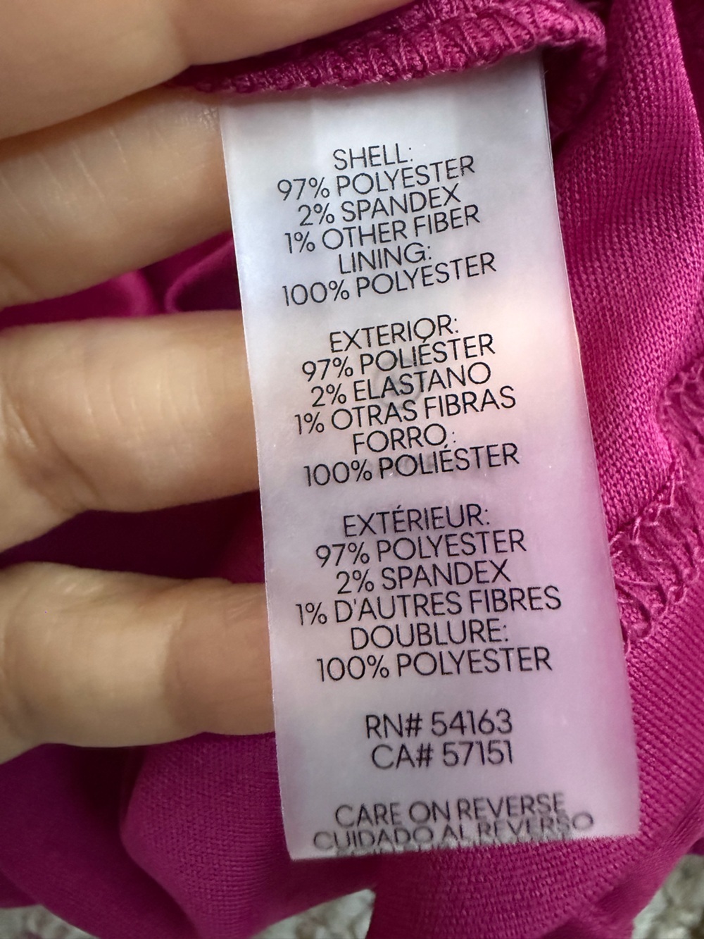 Calvin Klein Fuchsia Tie-Neck Ruffle Dress size 6 - Picture 7 of 8
